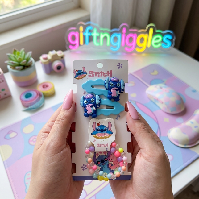 Stitch Hair Accessories Set