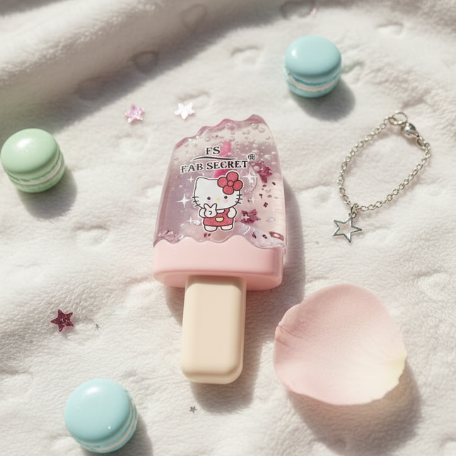 Kawaii Popsicle Hello Kitty Lip Oil