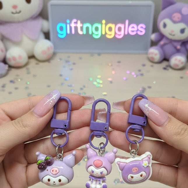 Kuromi Zip/Bag Charm