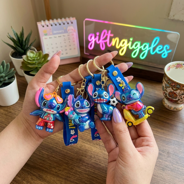 Stitch Acrylic Keychain/Bag Charm