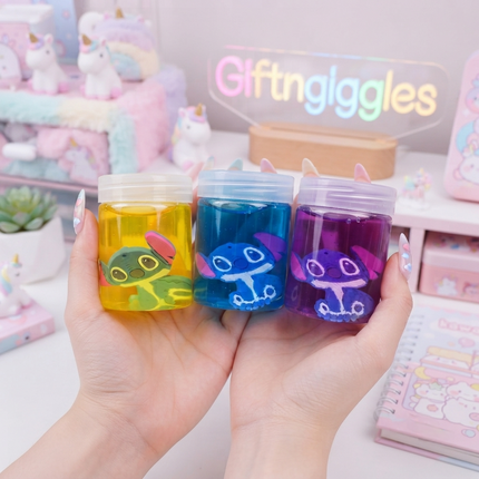 Stitch Sensory Slime Collection - Cute Alien Fun