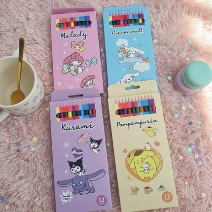 Kawaii Sanrio Colour Pencils