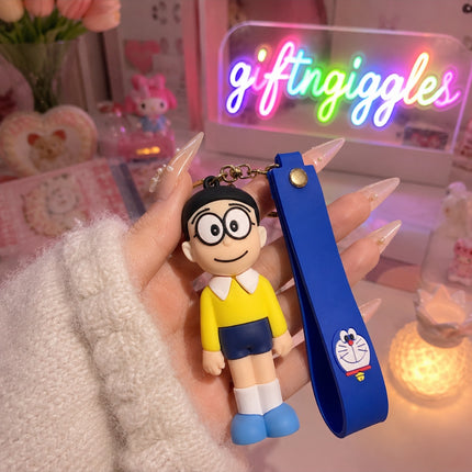 Adorable Shizuka and Nobita Keychains! 💖✨
