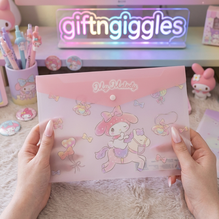 Sanrio Aesthetic Character Stationery Folders