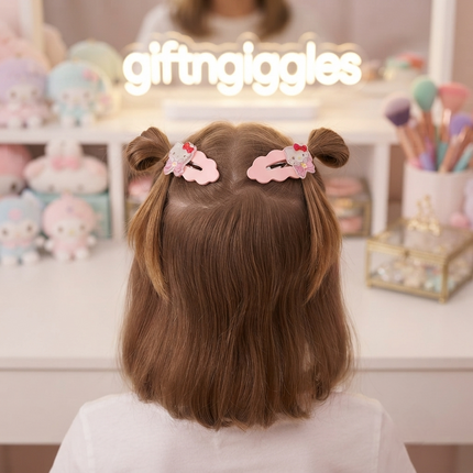 Adorably Kawaii Sanrio Tic-Tac Hair Accessory Pair 🌈💫