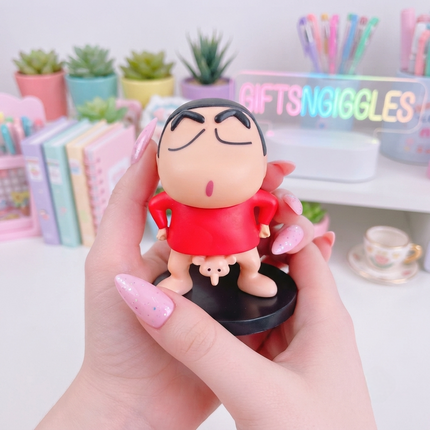 ✨ Crayon Shinchan Funko-Style Collectible Figures 🧸🎀🌈