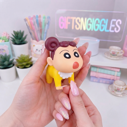 ✨ Crayon Shinchan Funko-Style Collectible Figures 🧸🎀🌈