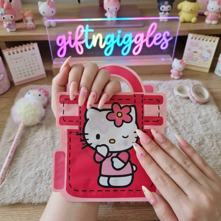 Adorable Hello Kitty Shaped Ziplock Storage Bag 🎀🐱✨
