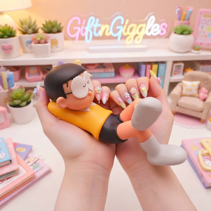 Lazy Day Nobita Nobi Collectible Figurine 😴👓✨