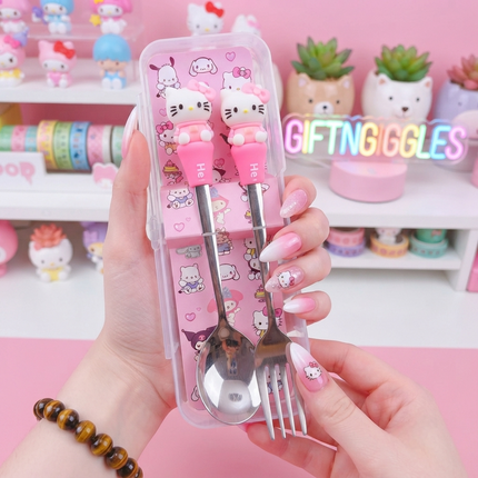 Hello Kitty Cutlery Set
