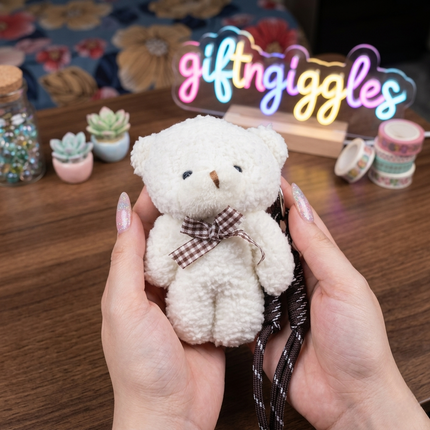 Cuddly Bear Bag Charm