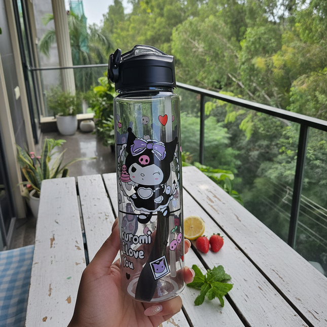 Cute Kuromi Water Bottle