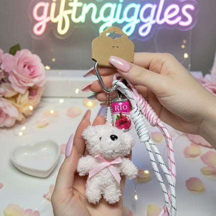 Cute Teddy Bag Charm