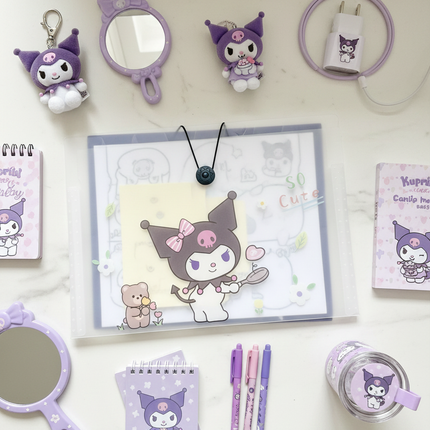 Kuromi A4 Folder with Pockets
