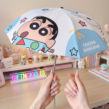 Cute & Compact Crayon Shinchan Rainy Day Essentials Umbrella