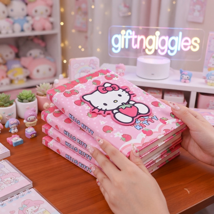 ✨ Hello Kitty Spinner Diary – Cute & Interactive Kawaii Stationery 🎀📓