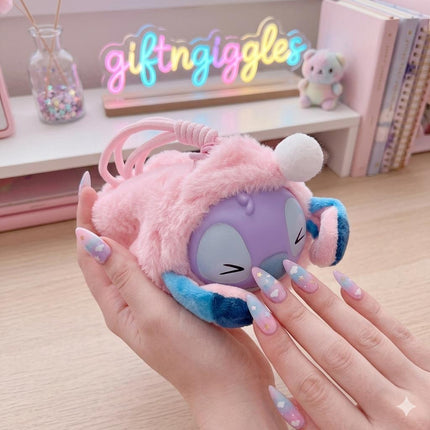 🌸 Hello Kitty &Stitch Plush Pencil Case & Cosmetic Pouch
