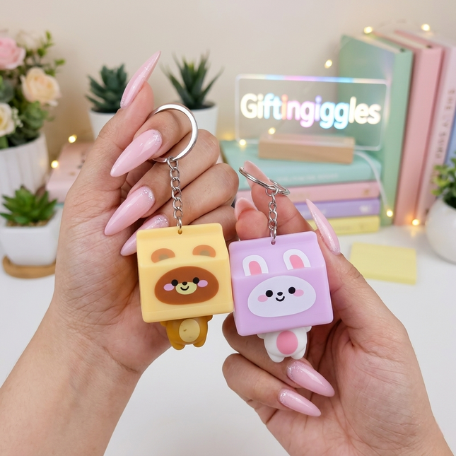 Kawaii Light Keychain