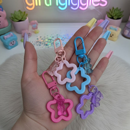 Cute Bag/Zip Charm 4 pieces set