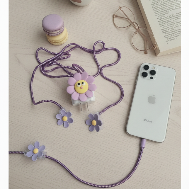 Cute IPhone TPU (soft) (20W) Charger Case