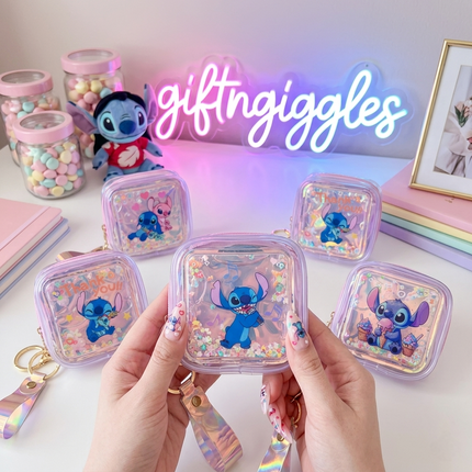 Kawaii Stitch Water Coin Purse/Keychain/Bag Charm