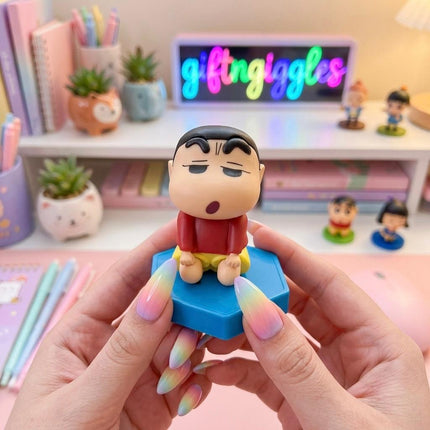 Adorable Shinchan Figurine for Desk Decor