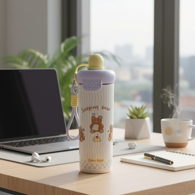 Cute Sleeping Bear Tumbler
