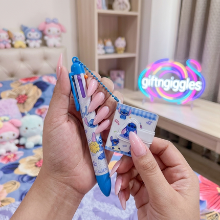 Stitch Multicoloured Pen with Diary