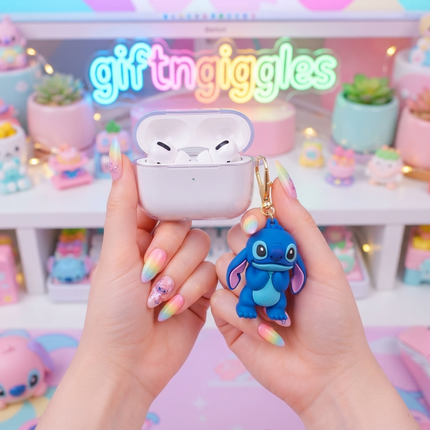 ✨ Magical Stitch AirPods Accessory Set 🎧💙