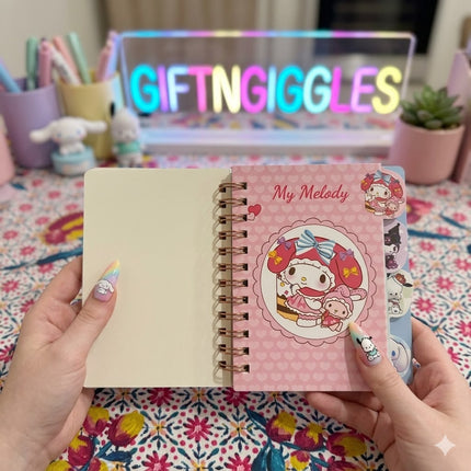 ✨ Kawaii Sanrio Character Spiral Mini Diaries ✨