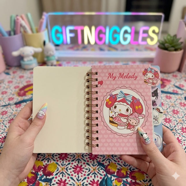 ✨ Kawaii Sanrio Character Spiral Mini Diaries ✨
