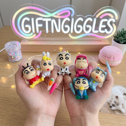 Mini Shinchan Figurines 6 pieces set