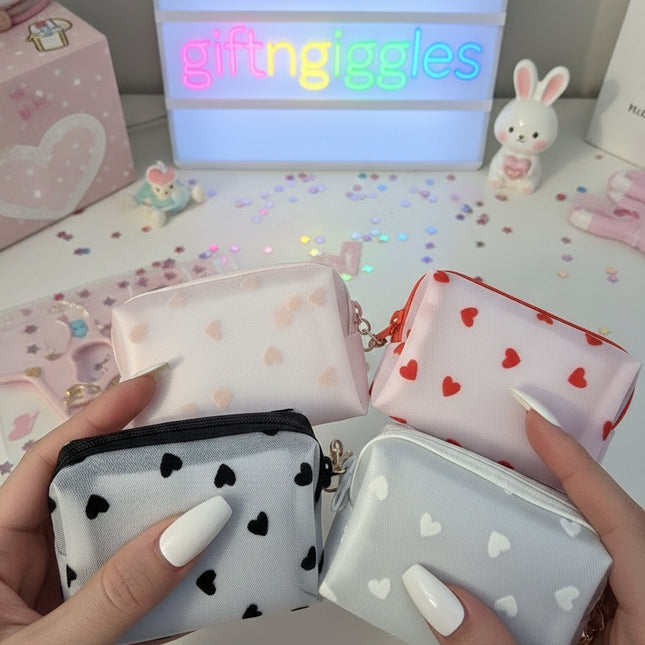 Heart Keychain/Coin Pouch