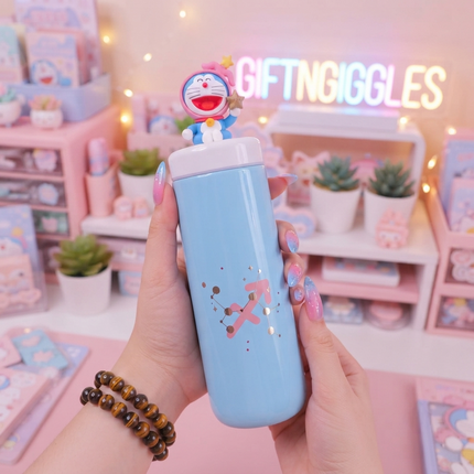 Adorable Doraemon Vacuum Insulated Water Bottle 🌟🎁🥰