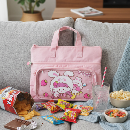 Cute Pink Tote Bag