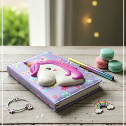 Cute Unicorn Diary