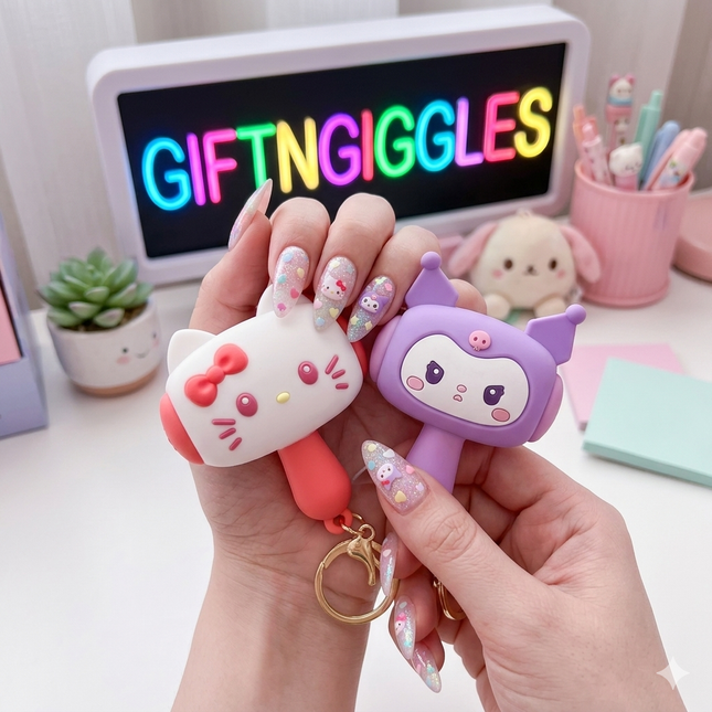Chu Chu Hello kitty / Kuromi Sanrio Keychain/Bag Charm