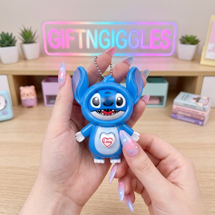 Stitch Face Changing Keychain/Bag Charm
