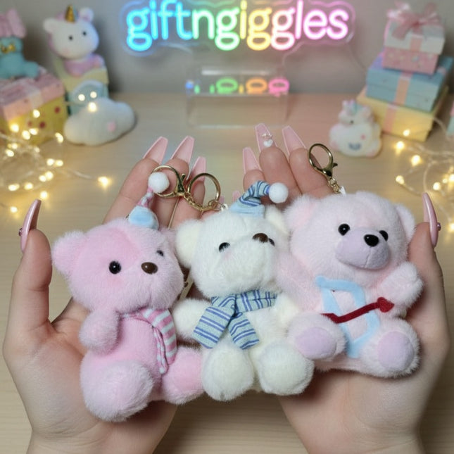 Teddy Bear Keychain / Bag Charm
