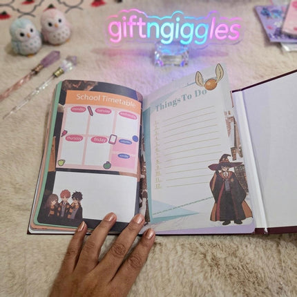 Magical Harry Potter Magnetic Closure Stationery Diary