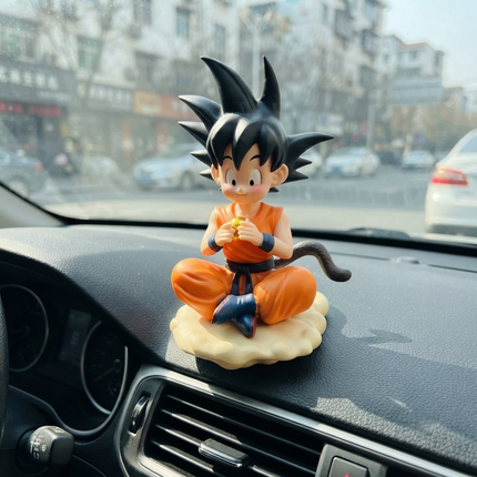 Goku On Flying Nimbus Meditation Figurine – GiftnGiggles 🐉☁️🧡