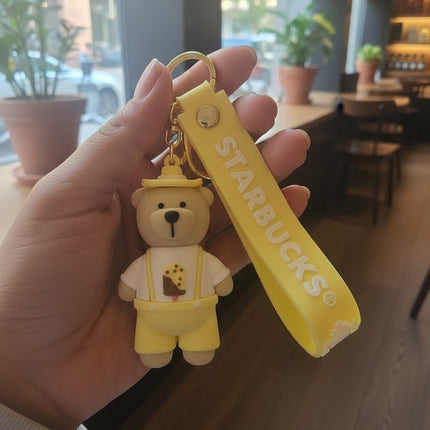 Starbucks Teddy Keychain / Bag Charm